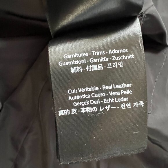 Mackage parka Ashlyn-n Genuine Fox Fur Trim Hooded Down Jacket In Black Large - Picture 11 of 15